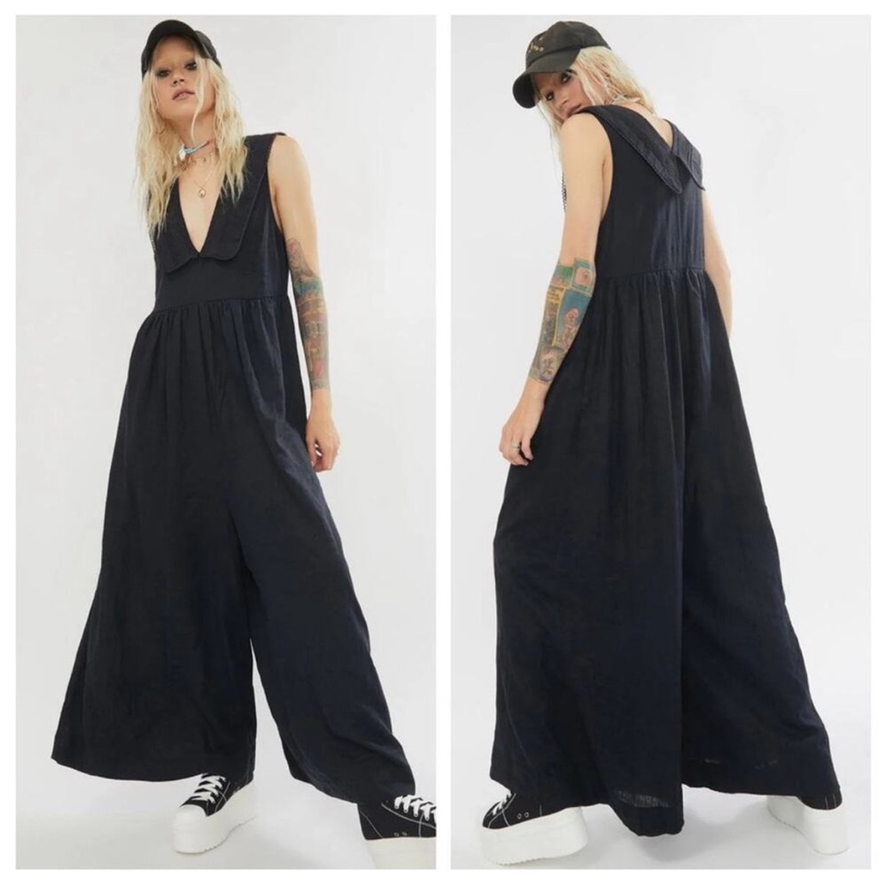 Free People Big Love Jumpsuit in Black